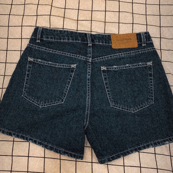 denim jean pull&bear 4 button shorts - Picture 4 of 4